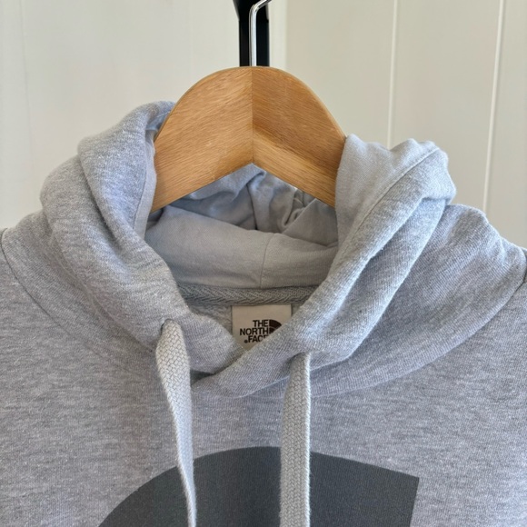 The North Face Heather Gray Casual Outdoor Fall Comfy Pullover Hoodie Mens Med - Picture 1 of 10